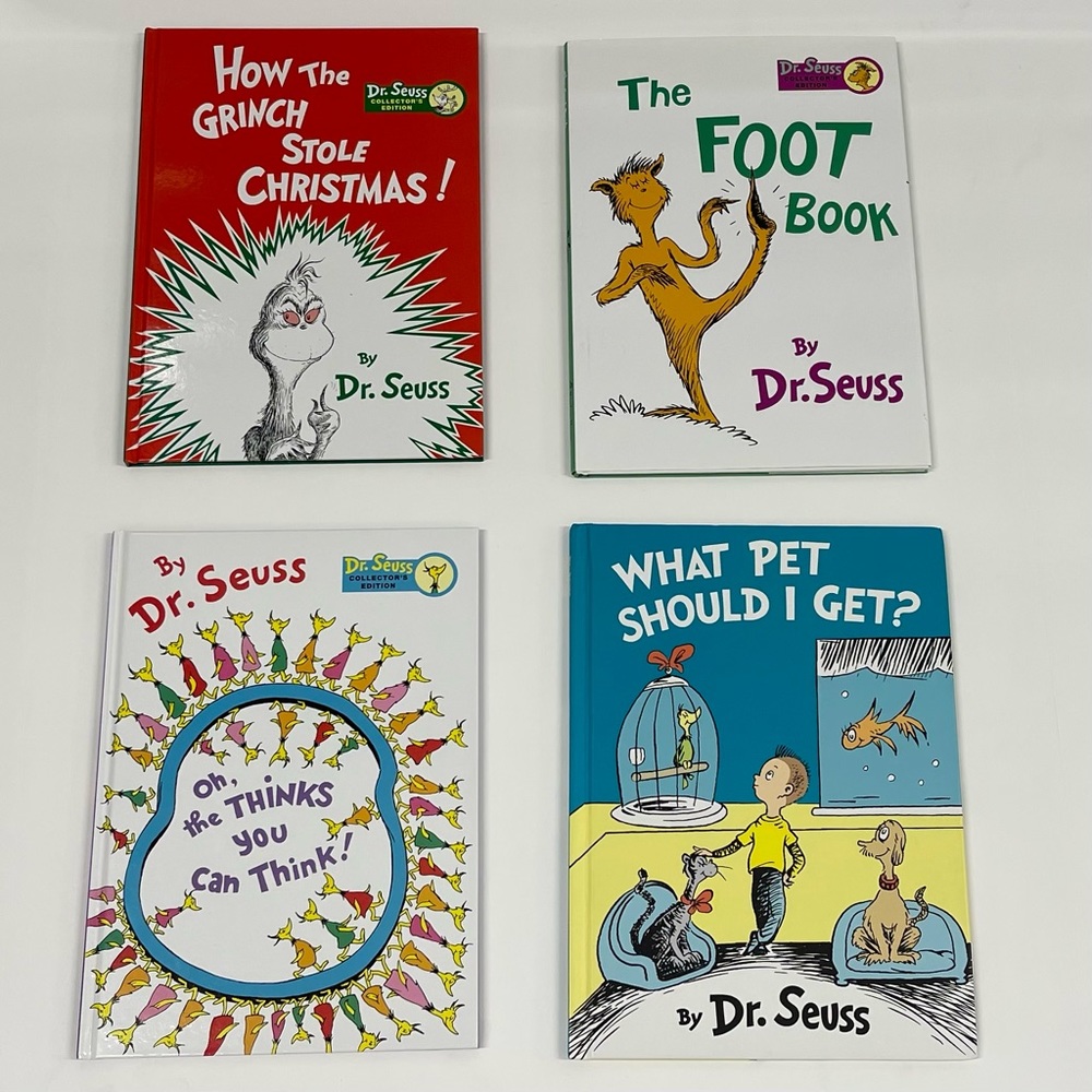 Lot of 4 Dr Seuss Books